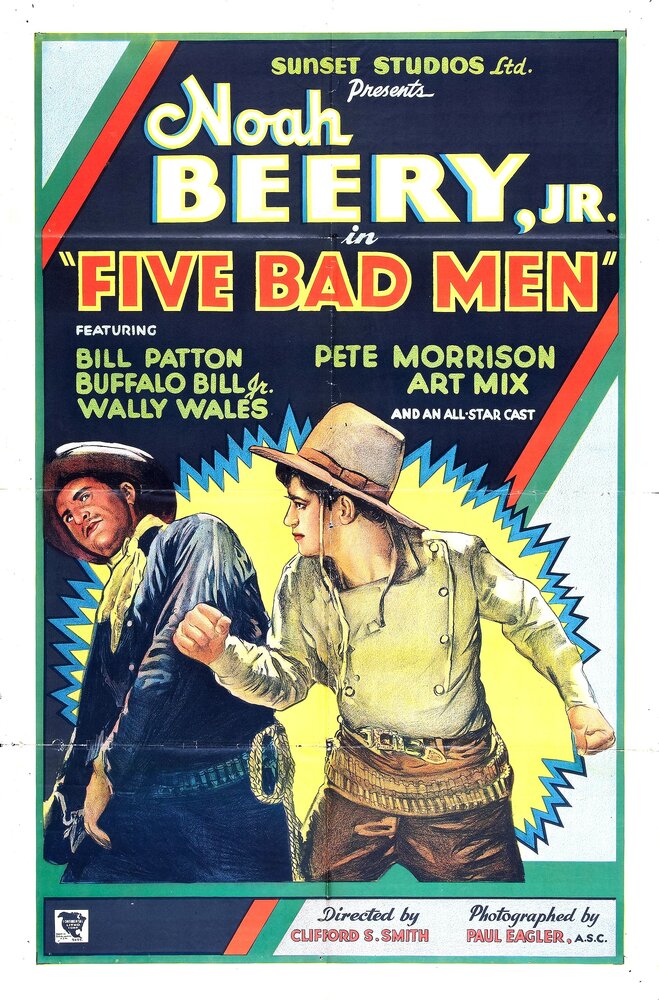 Five Bad Men (1935) постер