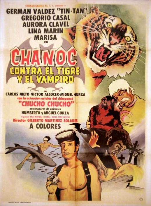 Chanoc contra el tigre y el vampiro (1972) постер