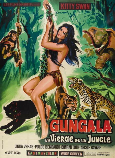 Гунгала – девственница из джунглей (1967) постер