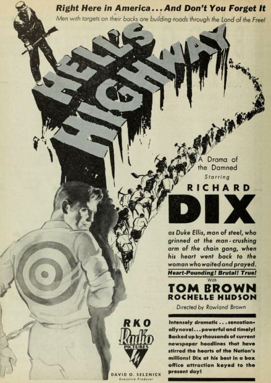 Hell's Highway (1932) постер