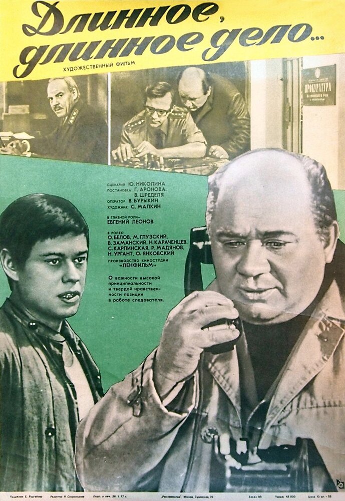 Длинное, длинное дело (1977) постер
