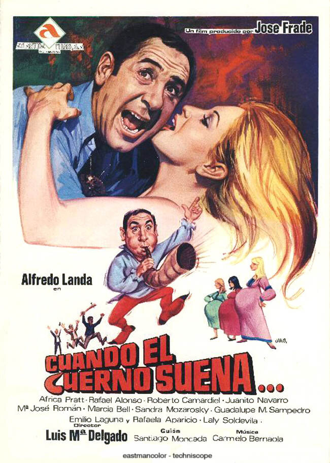 Cuando el cuerno suena (1975) постер