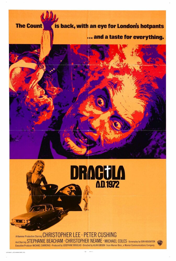Дракула 1972 (1972) постер