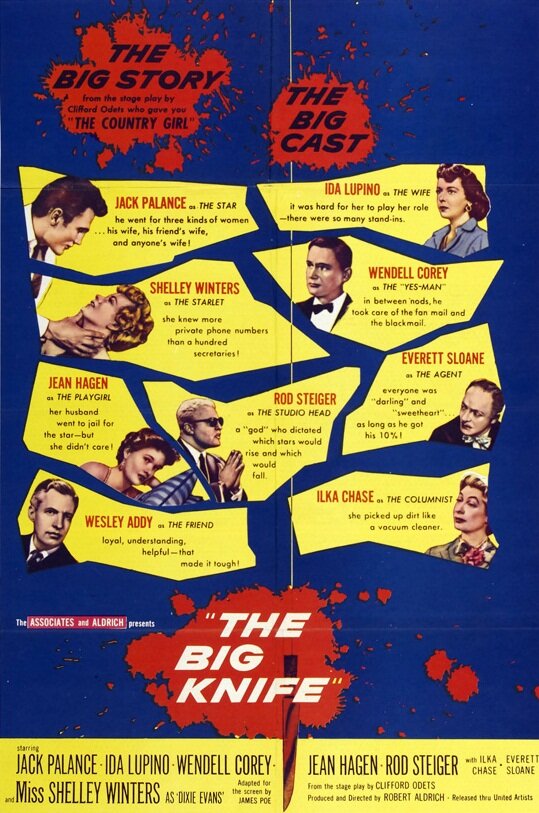 Большой нож (1955) постер
