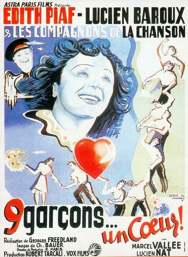 Девять парней, одно сердце (1948) постер