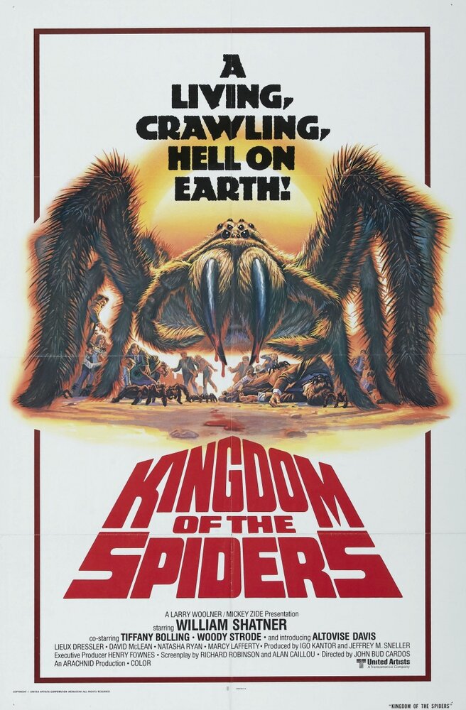 Царство пауков (1977) постер