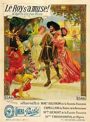 Король забавляется (1909) постер