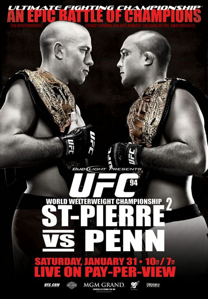 UFC 94: St-Pierre vs. Penn 2 (2009) постер