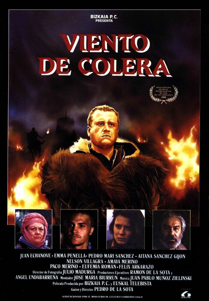 Viento de cólera (1988) постер