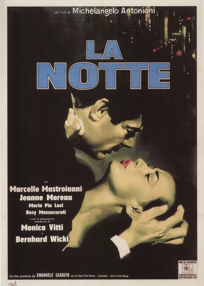 Ночь (1961) постер