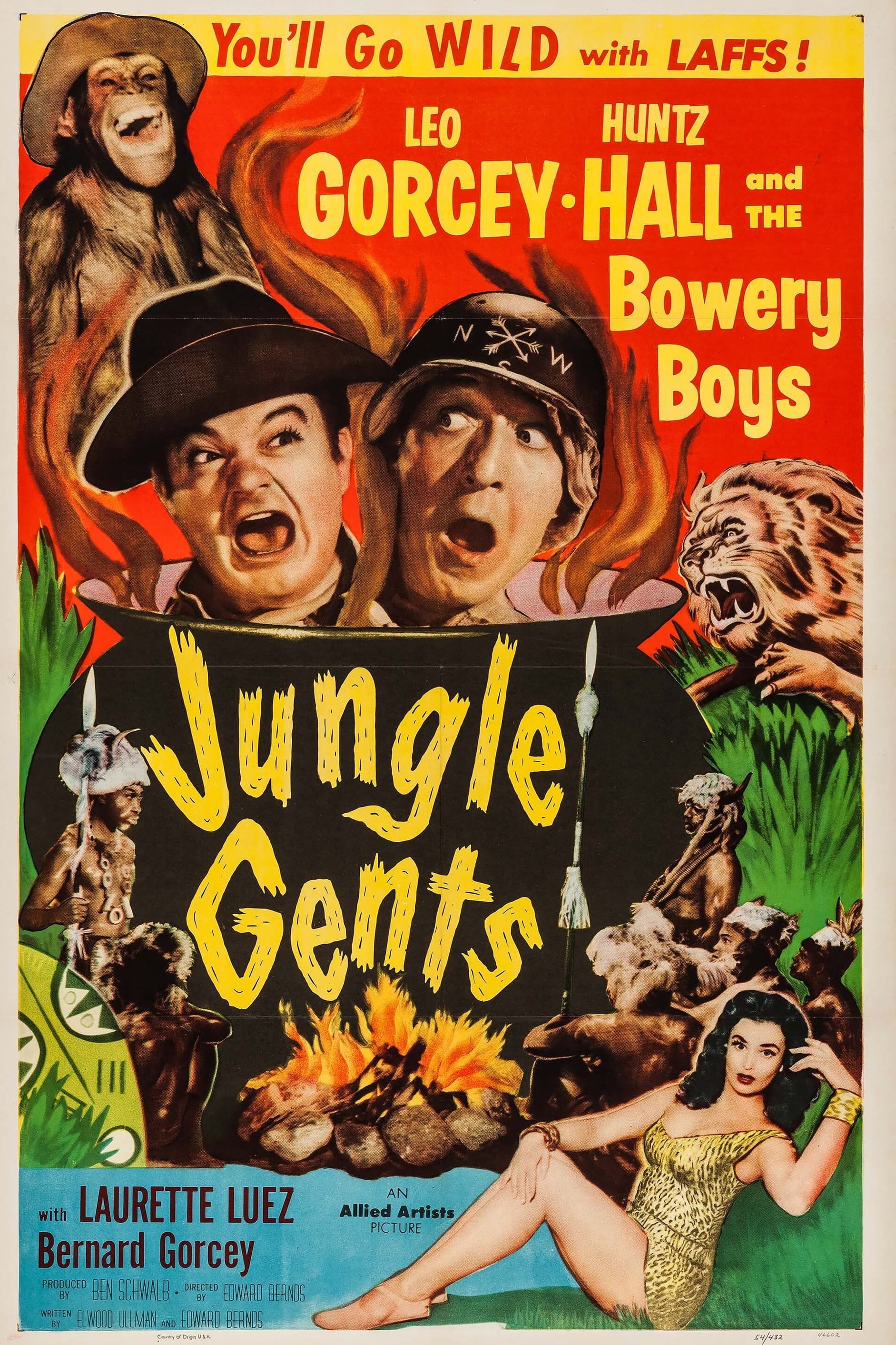 Jungle Gents (1954) постер