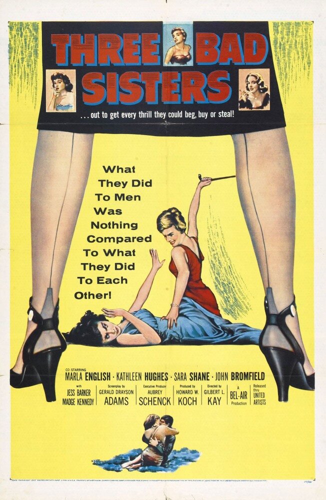 Три плохие сестры (1956) постер