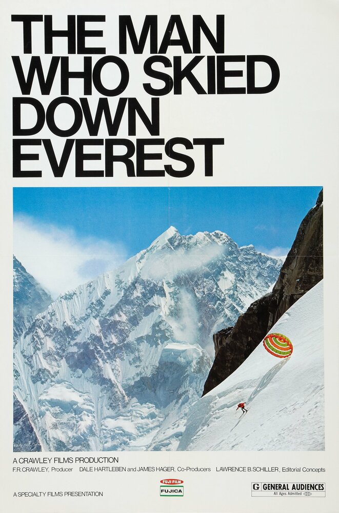 Человек, который спустился на лыжах с Эвереста (1975) постер