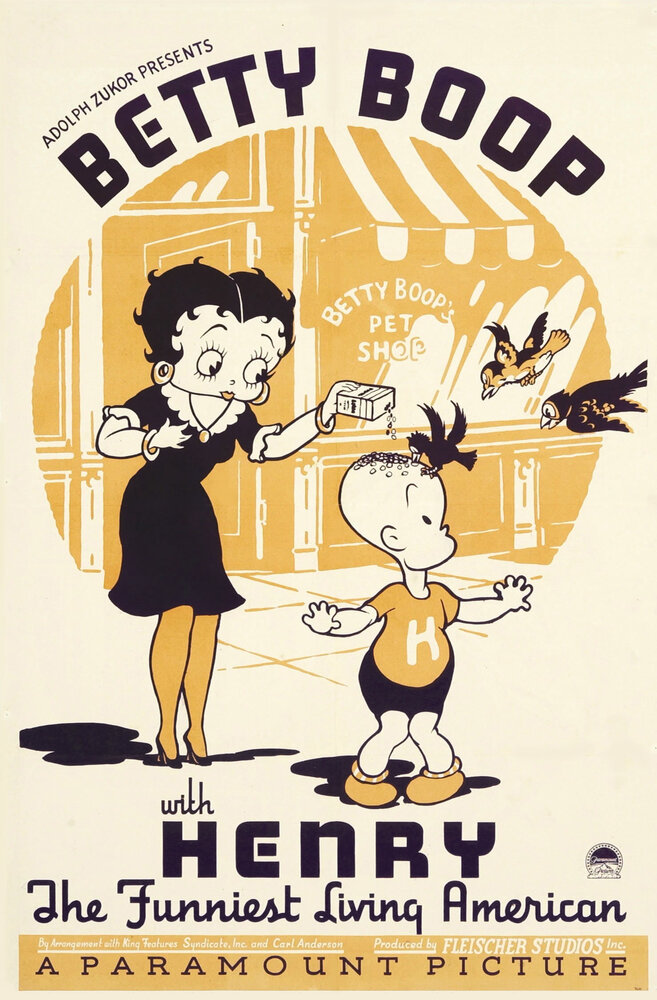 Betty Boop with Henry the Funniest Living American (1935) постер