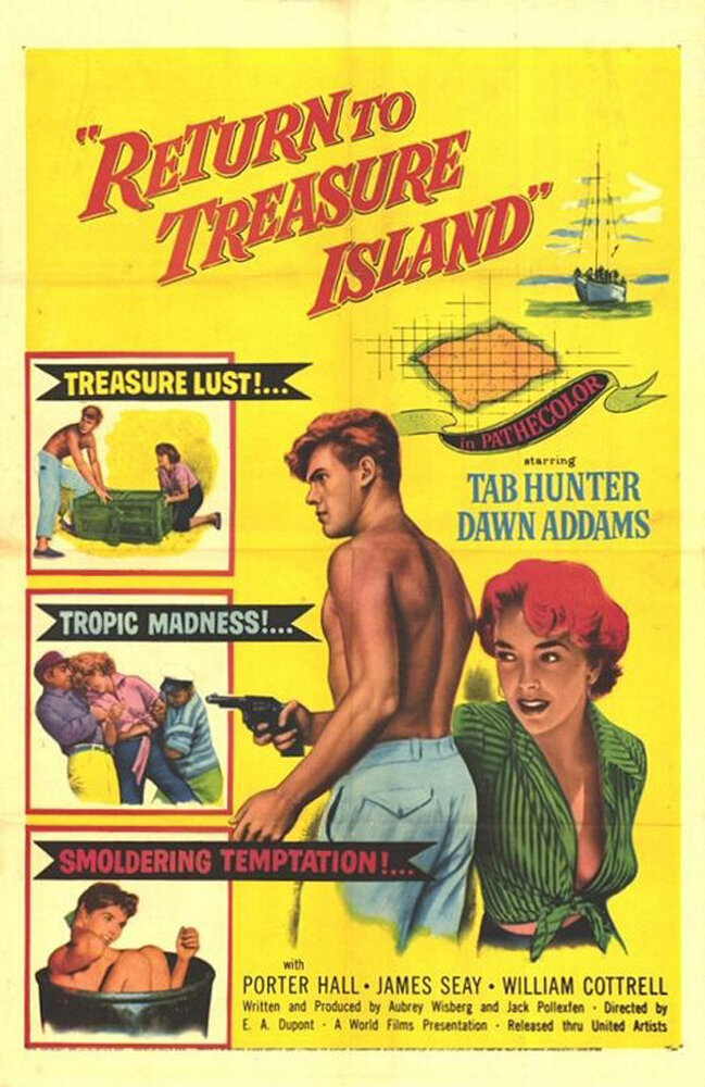 Возвращение на остров сокровищ (1954) постер