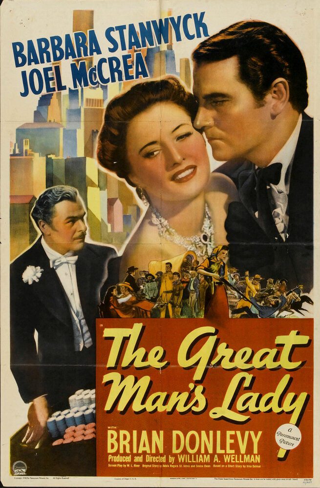 Леди Великого человека (1942) постер