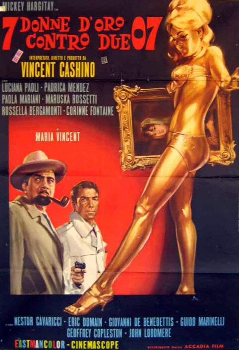 Семь золотых женщин против двух агентов 07 (1966) постер