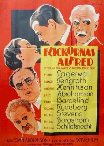 Flickornas Alfred (1935) постер