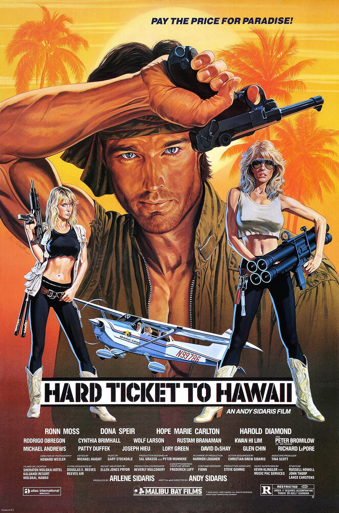 Заваруха на Гавайях (1987) постер