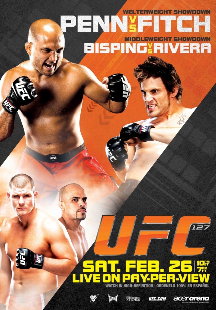 UFC 127: Penn vs. Fitch (2011) постер