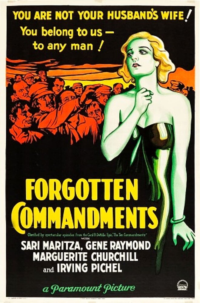 Забытые заповеди (1932) постер
