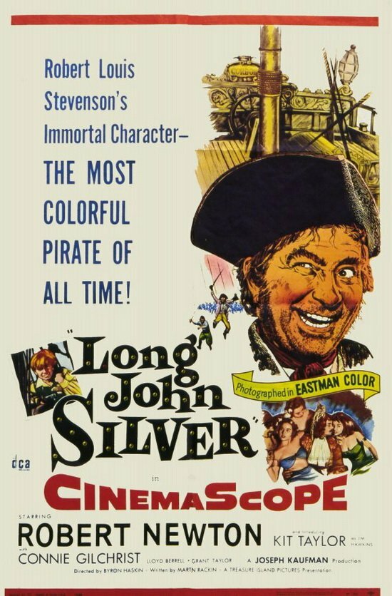 Длинный Джон Сильвер (1954) постер