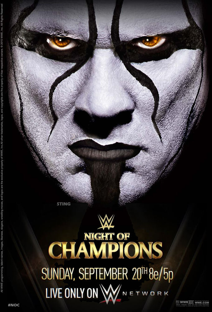 WWE Ночь чемпионов (2015) постер