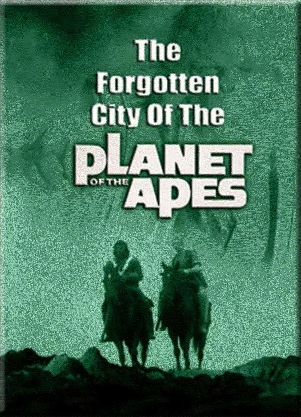 Забытый город планеты обезьян (1980) постер