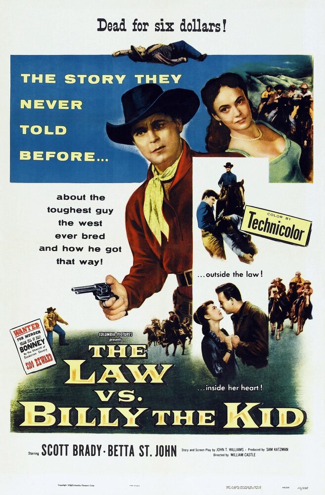 The Law vs. Billy the Kid (1954) постер