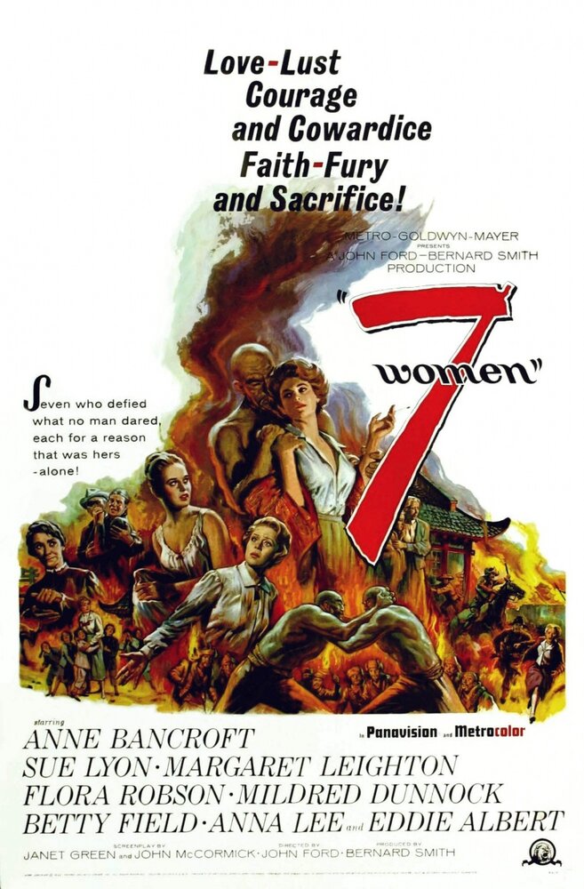7 женщин (1965) постер