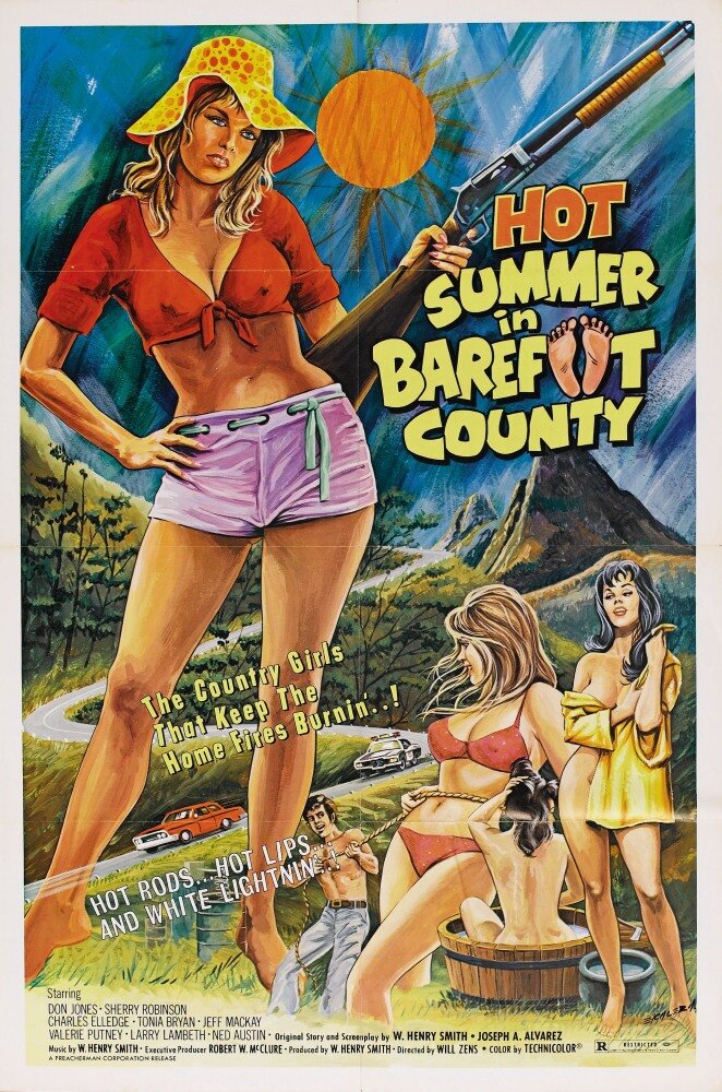 Жаркое лето в округе Бэрфут (1974) постер